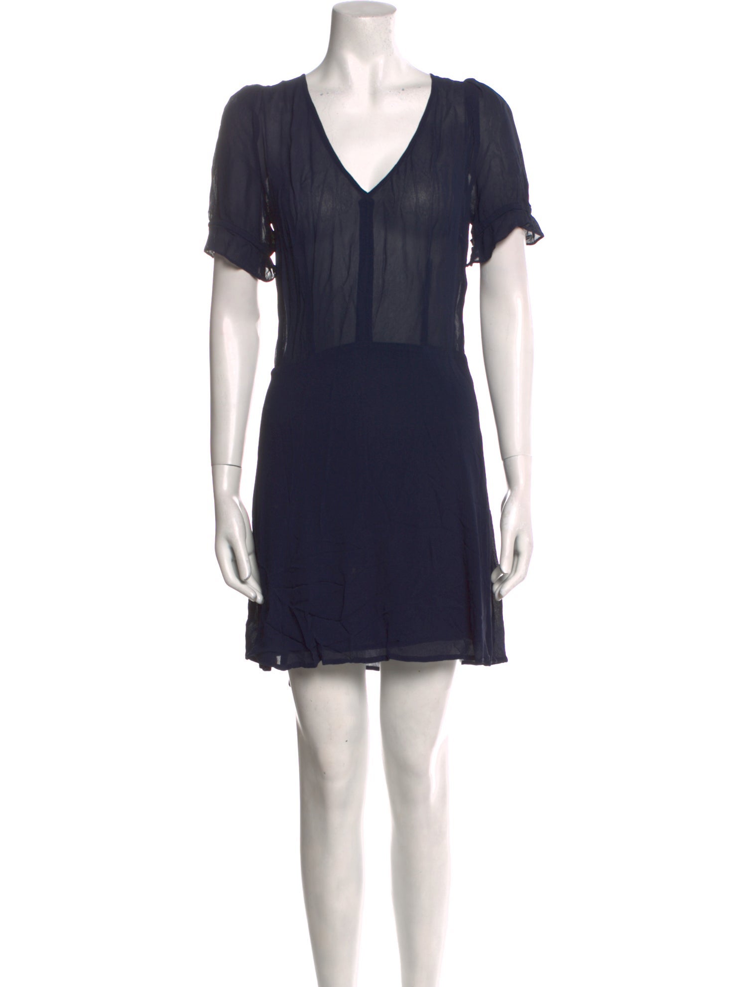 Reformation V-Neck Mini Dress