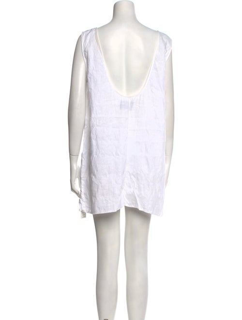 Reformation Bateau Neckline Mini Dress