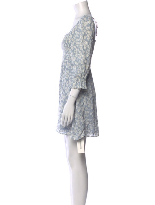 Reformation Floral Print Mini Dress