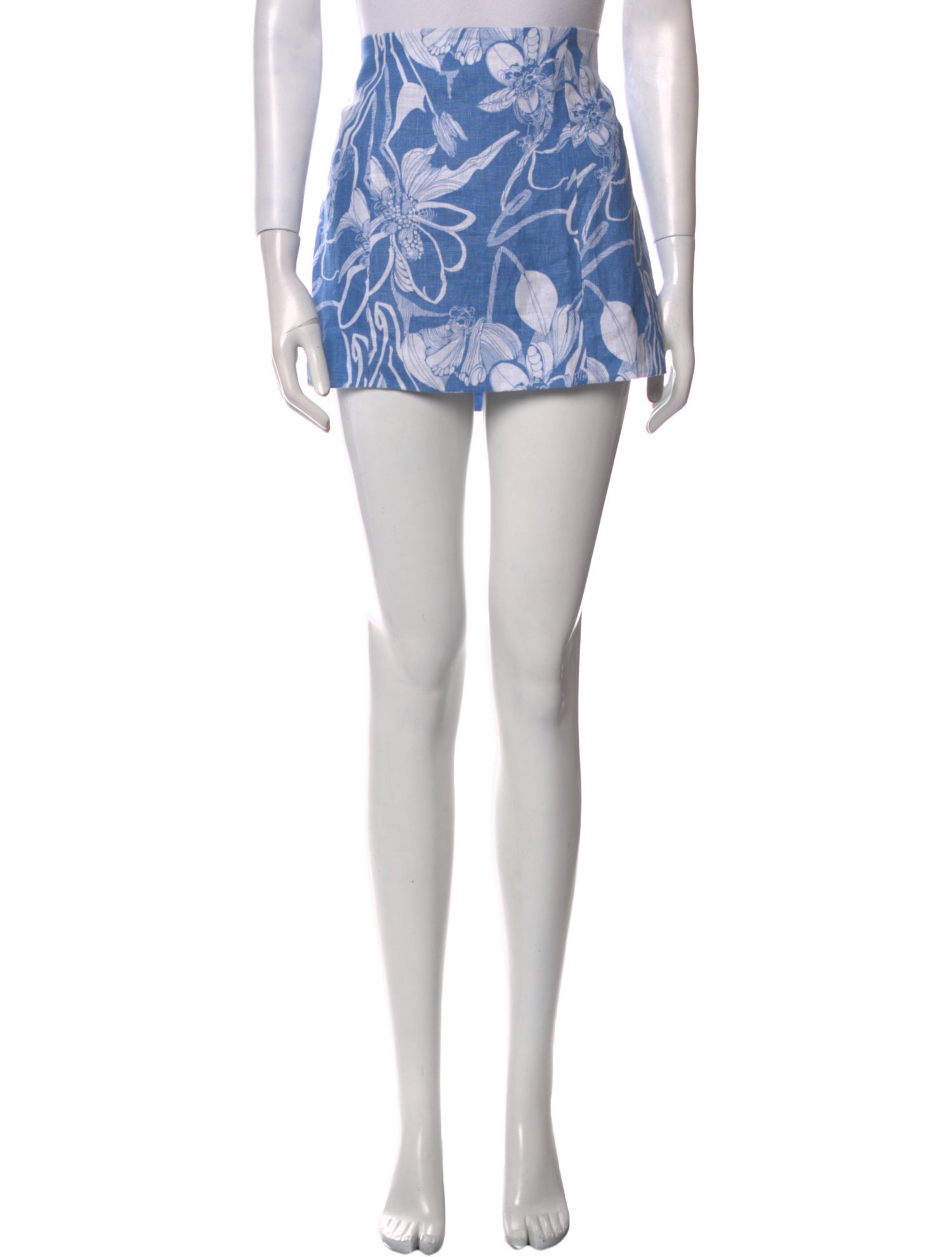 Reformation Linen Mini Skirt