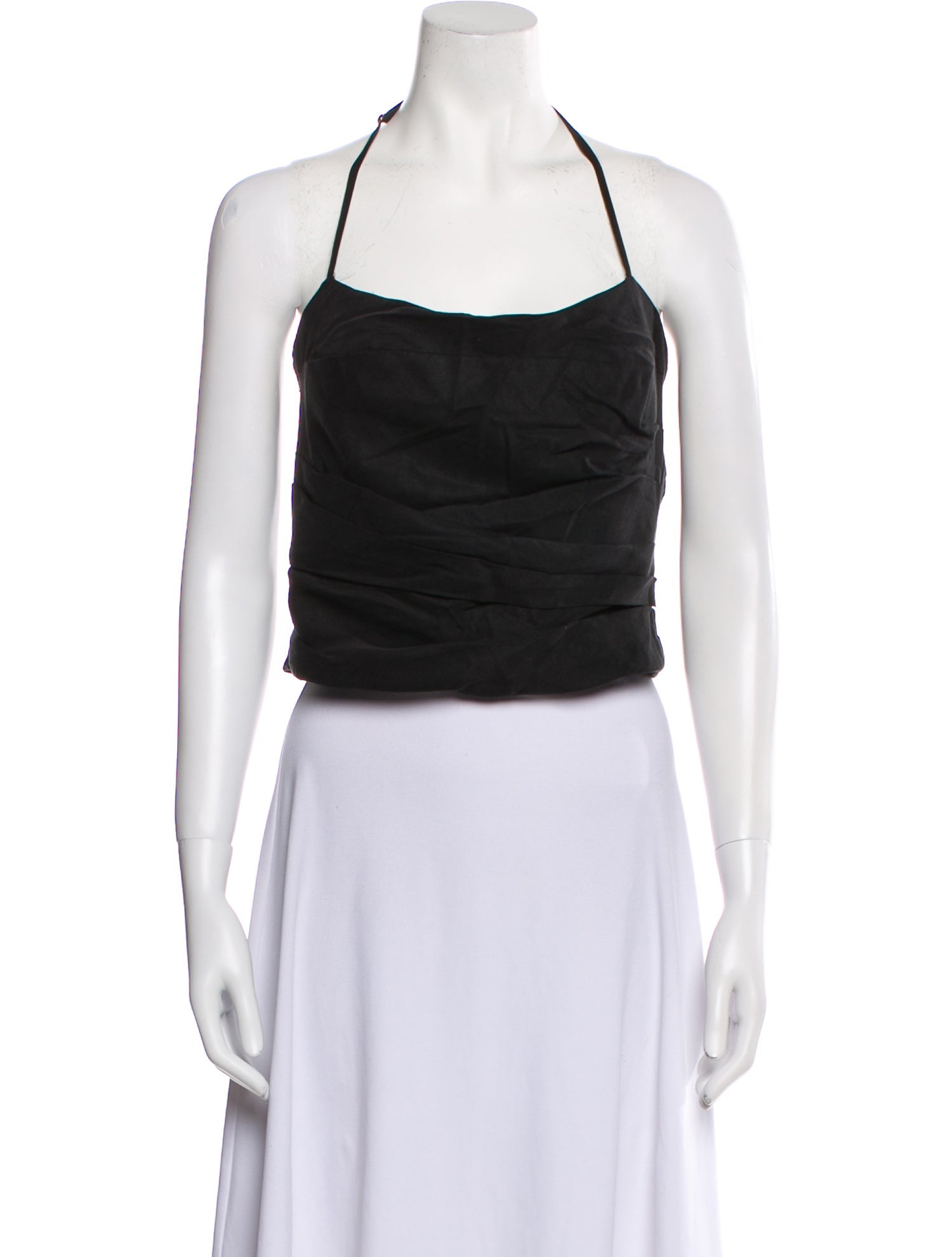 Reformation Square Neckline Sleeveless Crop Top
