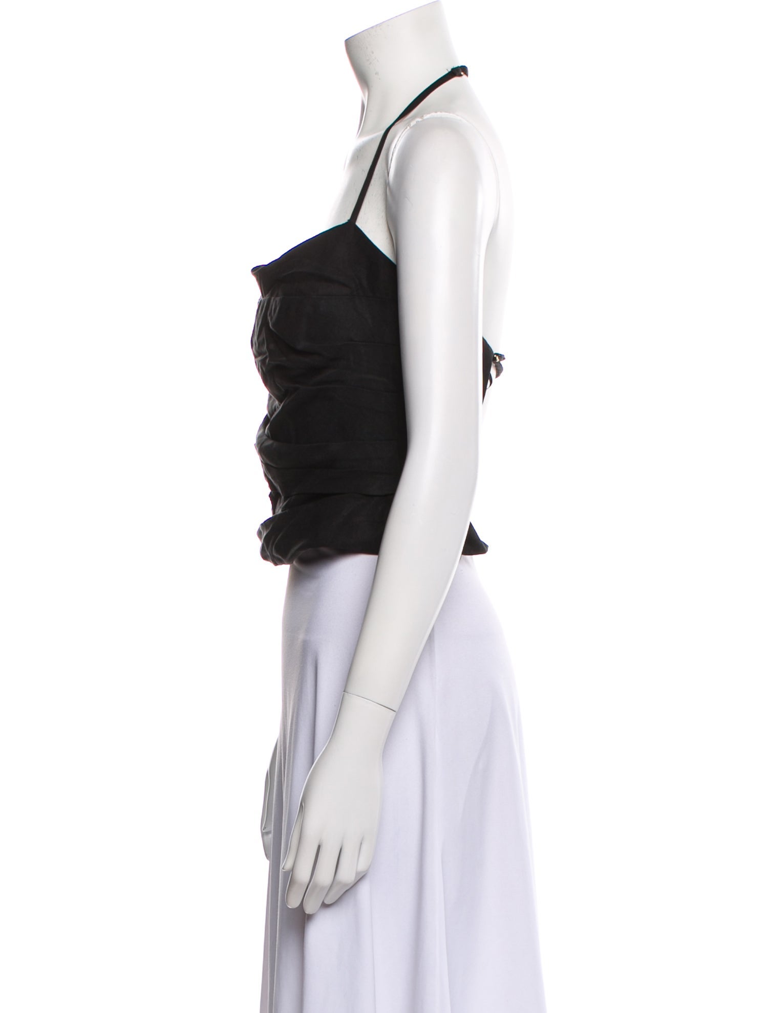Reformation Square Neckline Sleeveless Crop Top
