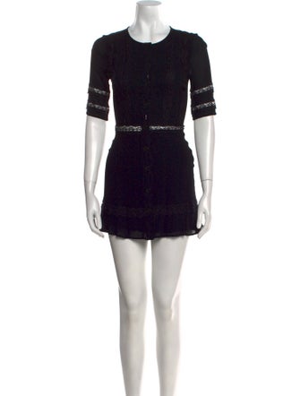 Reformation Crew Neck Mini Dress