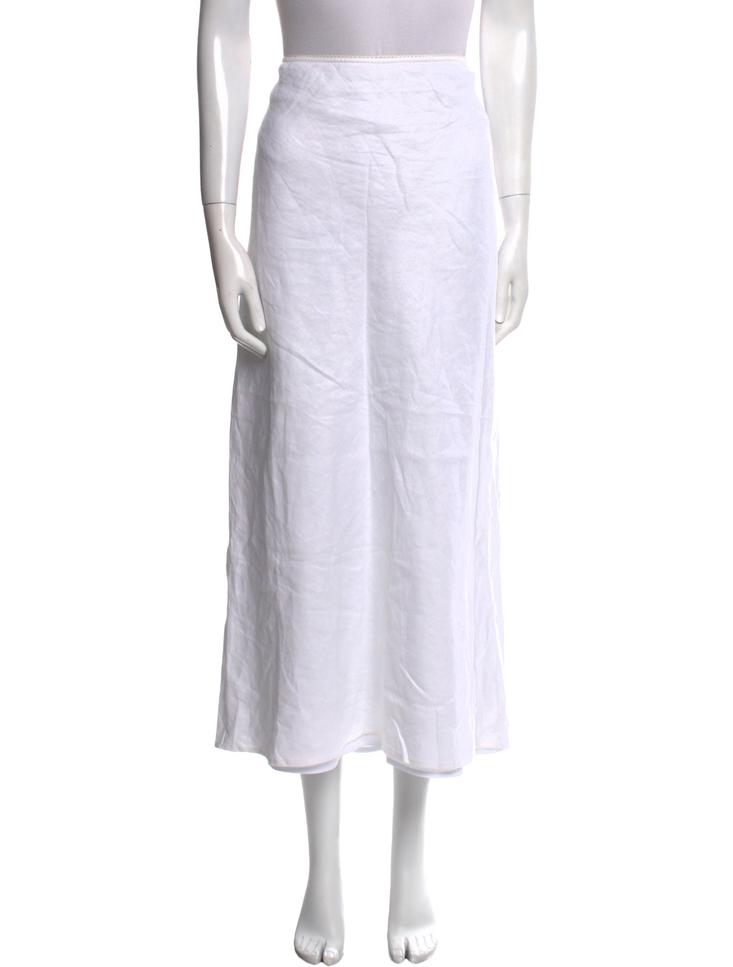 Reformation Linen Midi Length Skirt