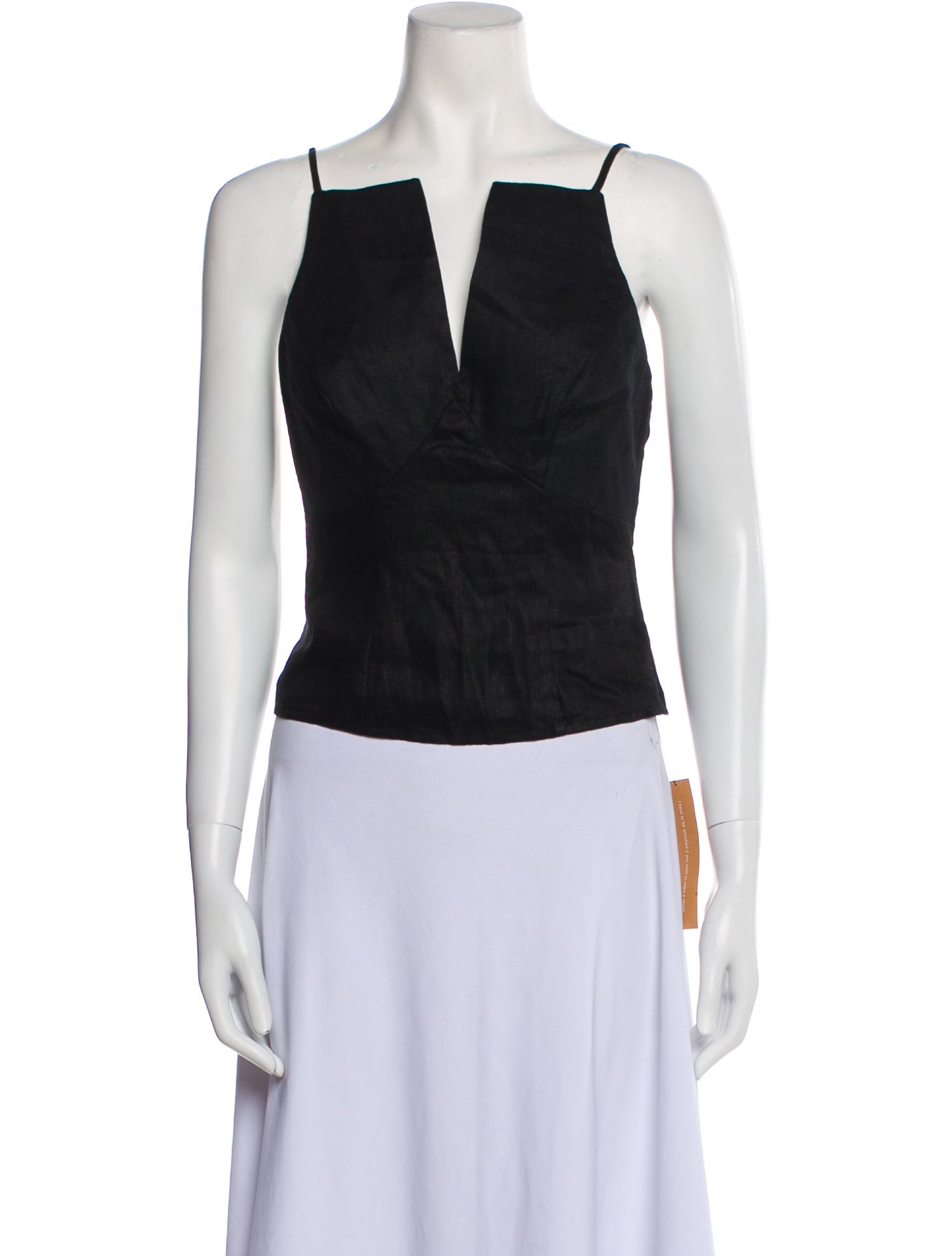 Tシャツ・カットソー FERRAGAMO SATIN SLEEVELESS TOP Salvatore Ferragamo Silk Halter Top - Pink Tops, Clothing