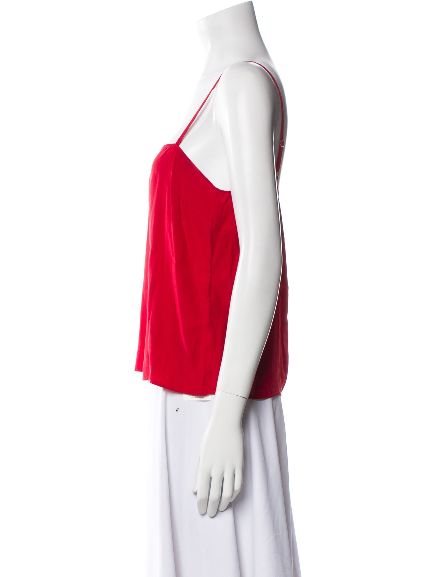 Reformation Silk Square Neckline Top