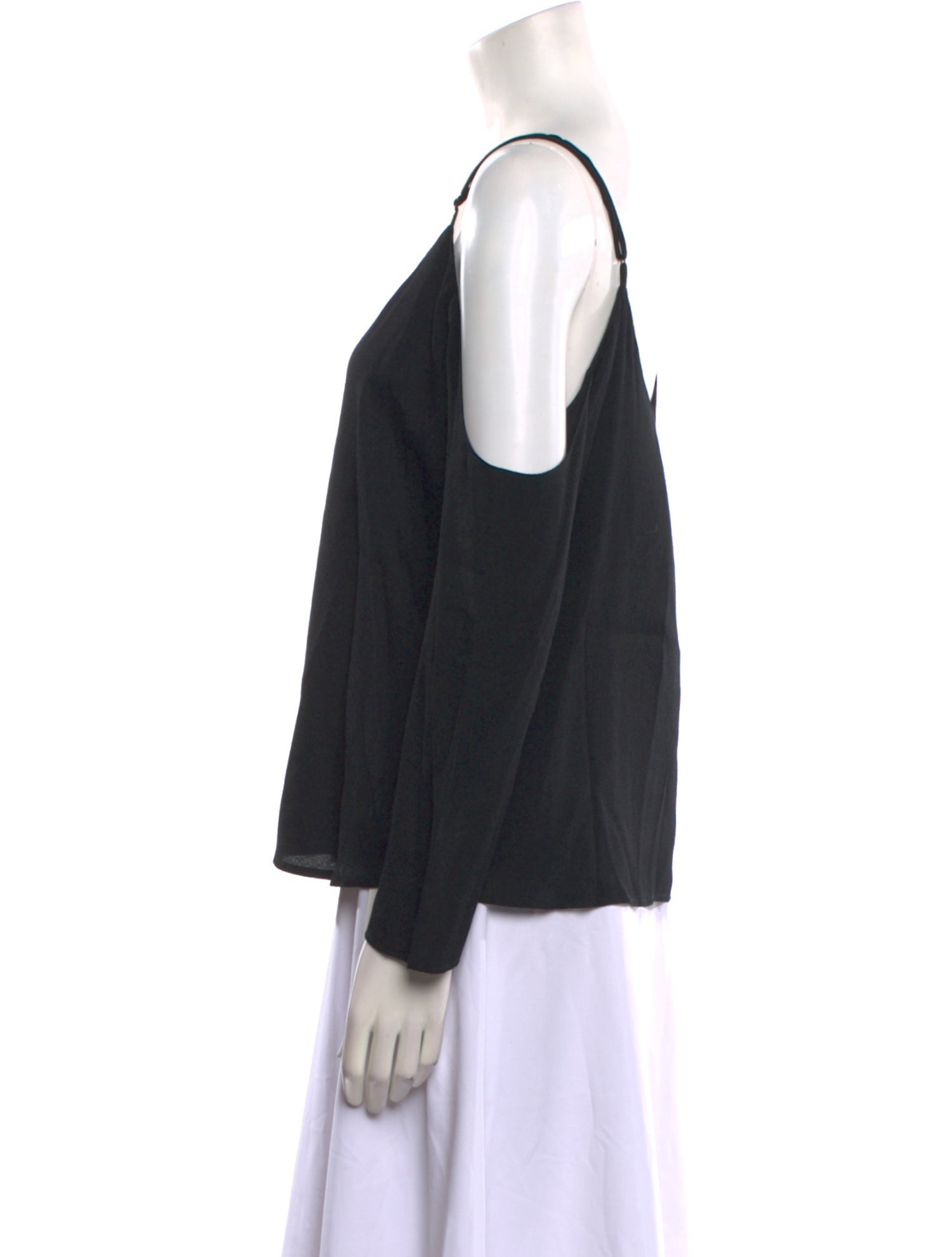 Reformation V-Neck Long Sleeve Blouse