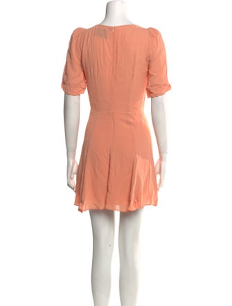 Reformation Square Neckline Mini Dress