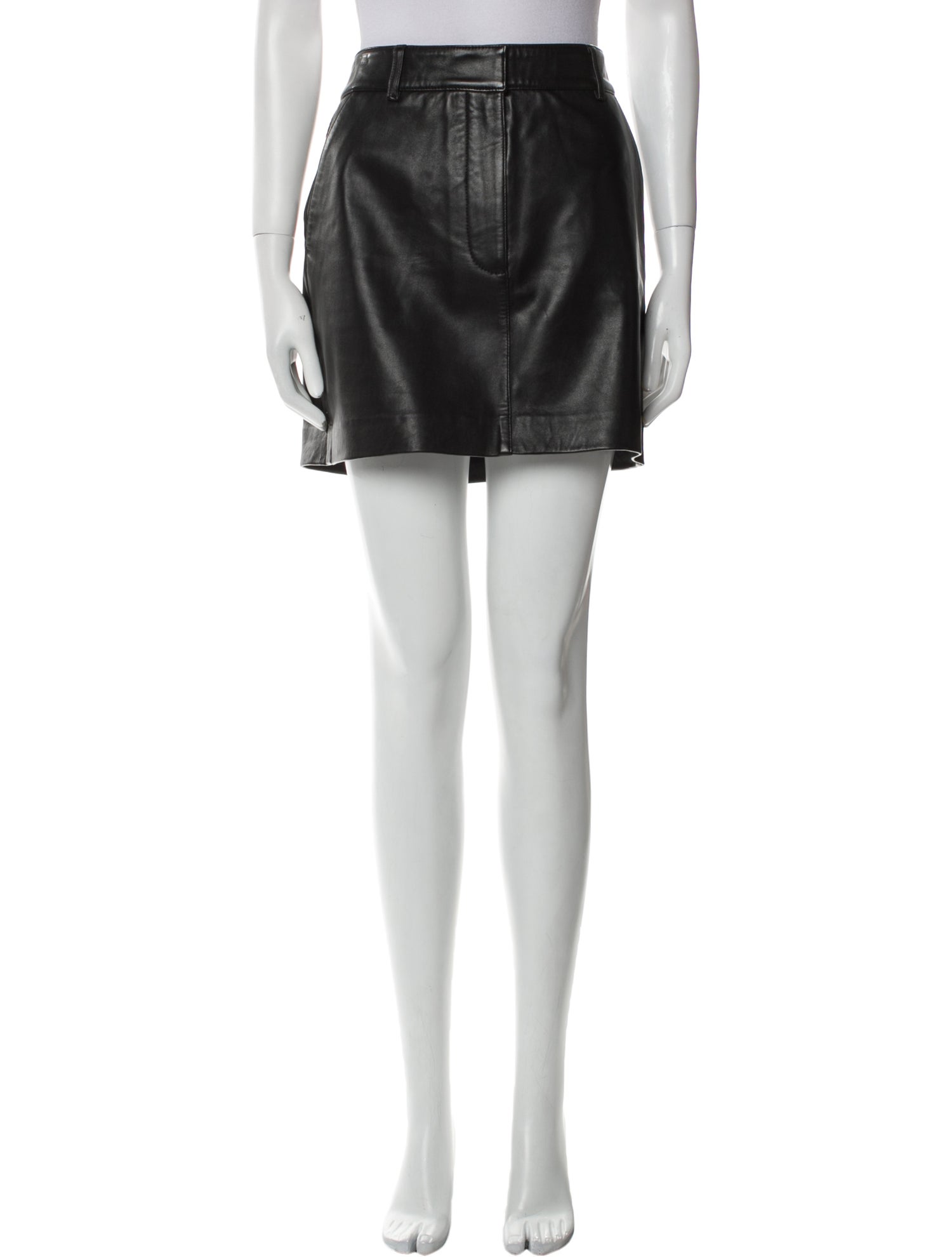 Reformation Leather Mini Skirt