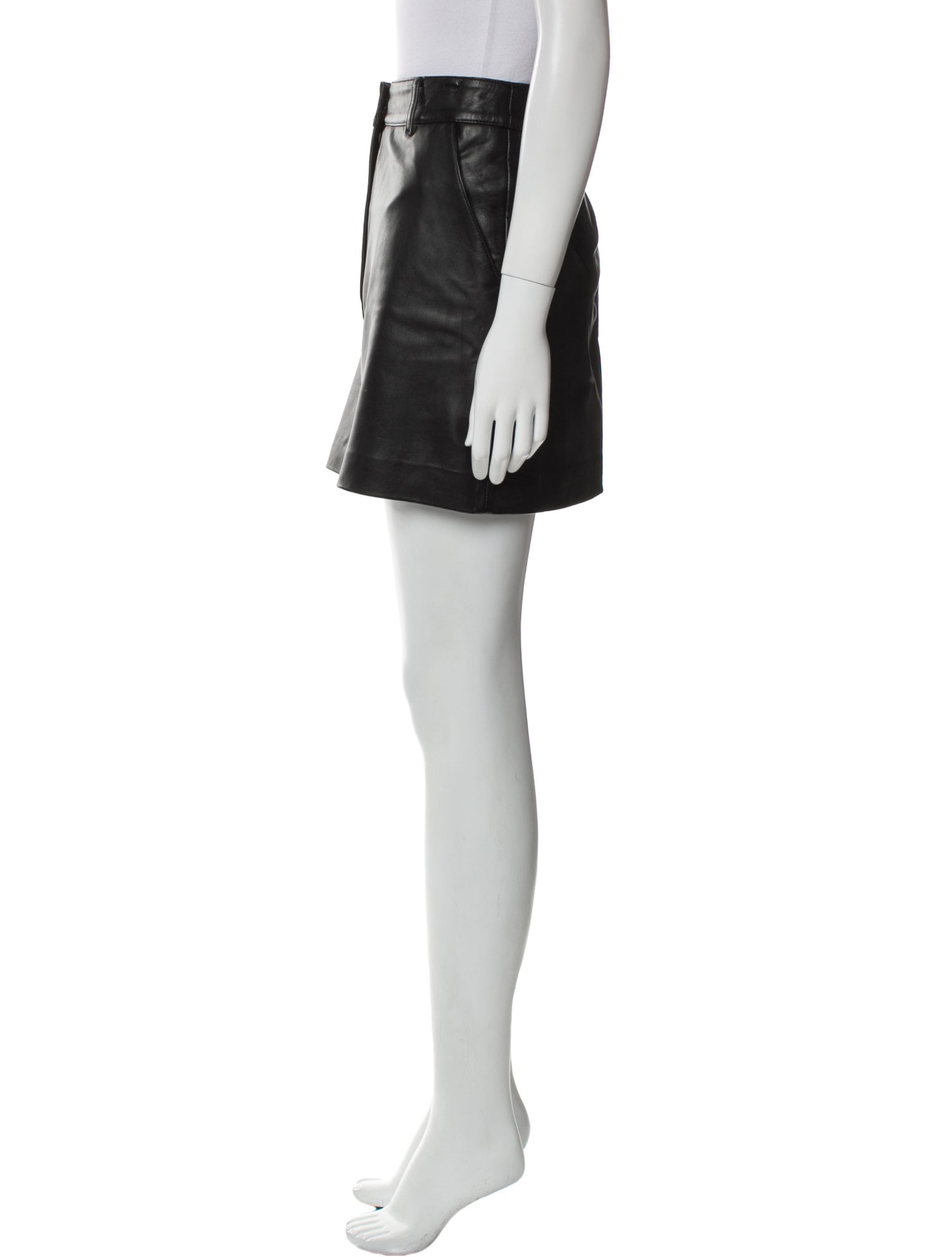 Reformation Leather Mini Skirt