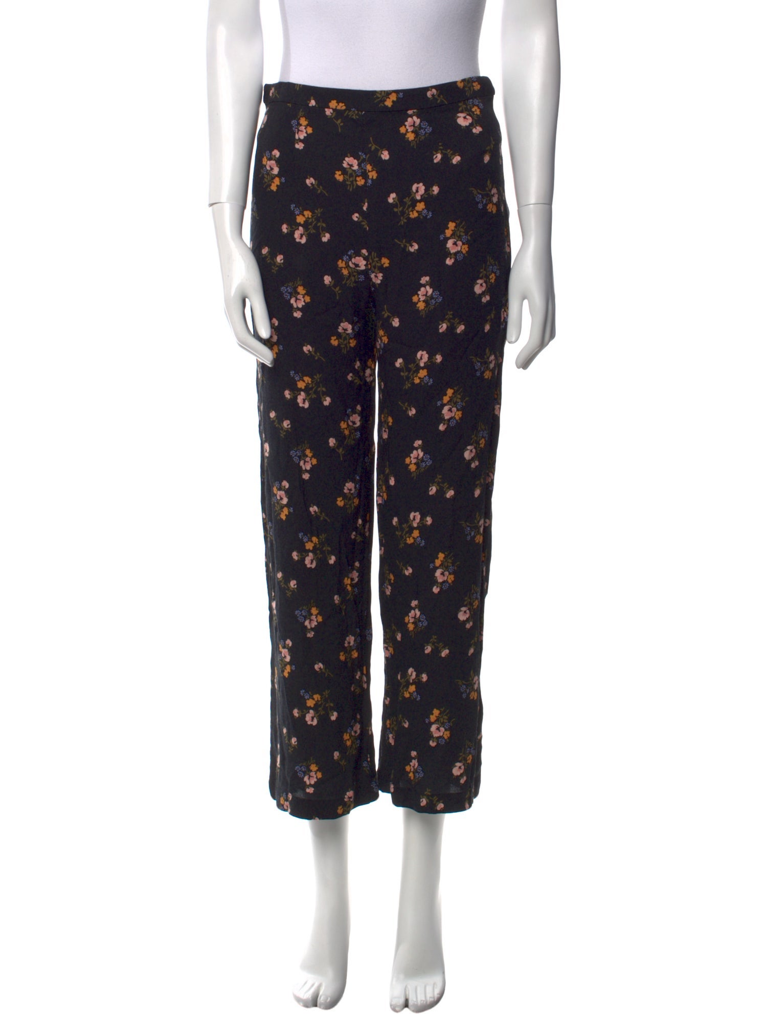 Reformation Floral Print Wide Leg Pants