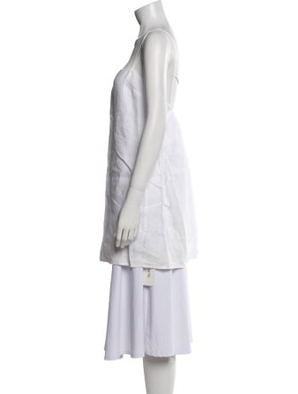 Reformation Linen Square Neckline Tunic