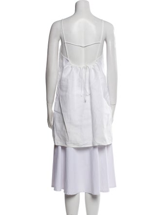 Reformation Linen Square Neckline Tunic