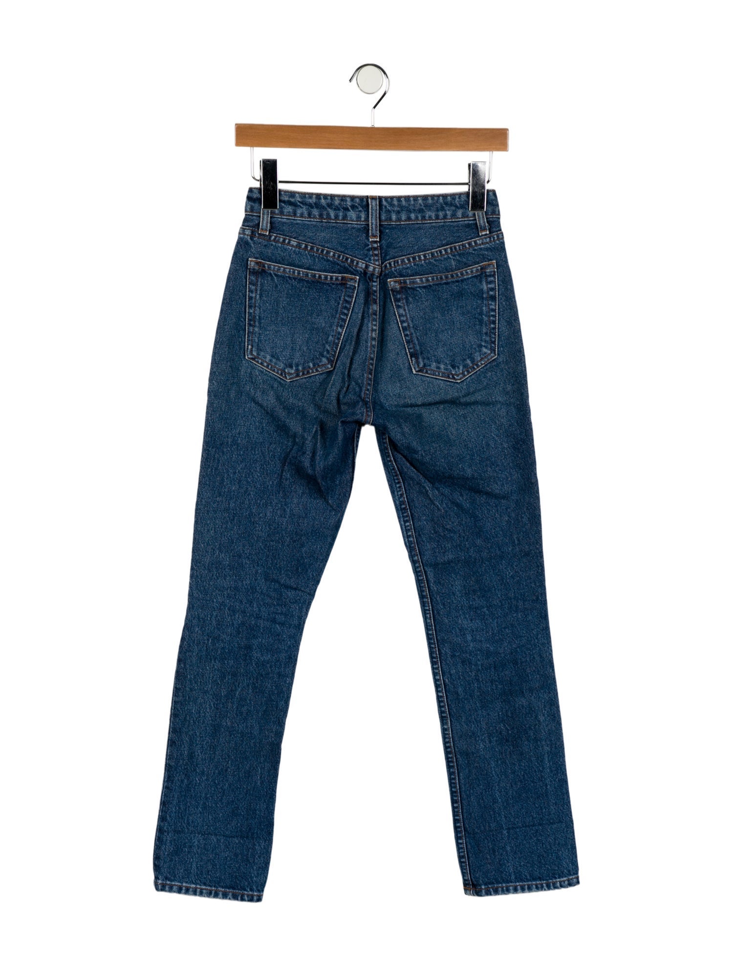 Reformation Mid-Rise Straight Leg Jeans