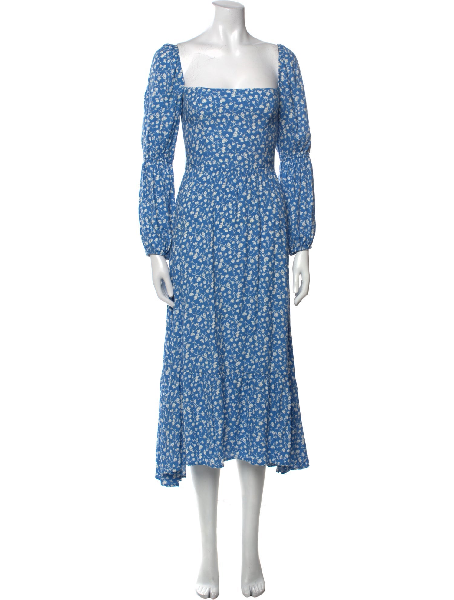 Reformation Floral Print Long Dress