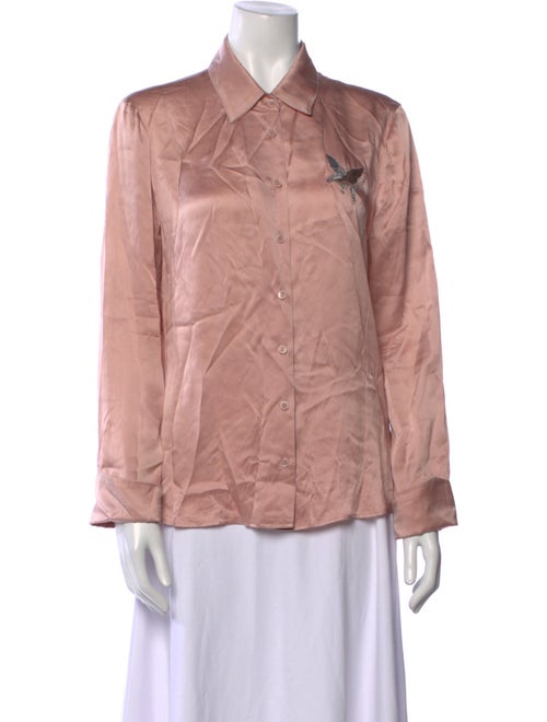 Reformation Long Sleeve Button-Up Top