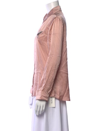 Reformation Long Sleeve Button-Up Top