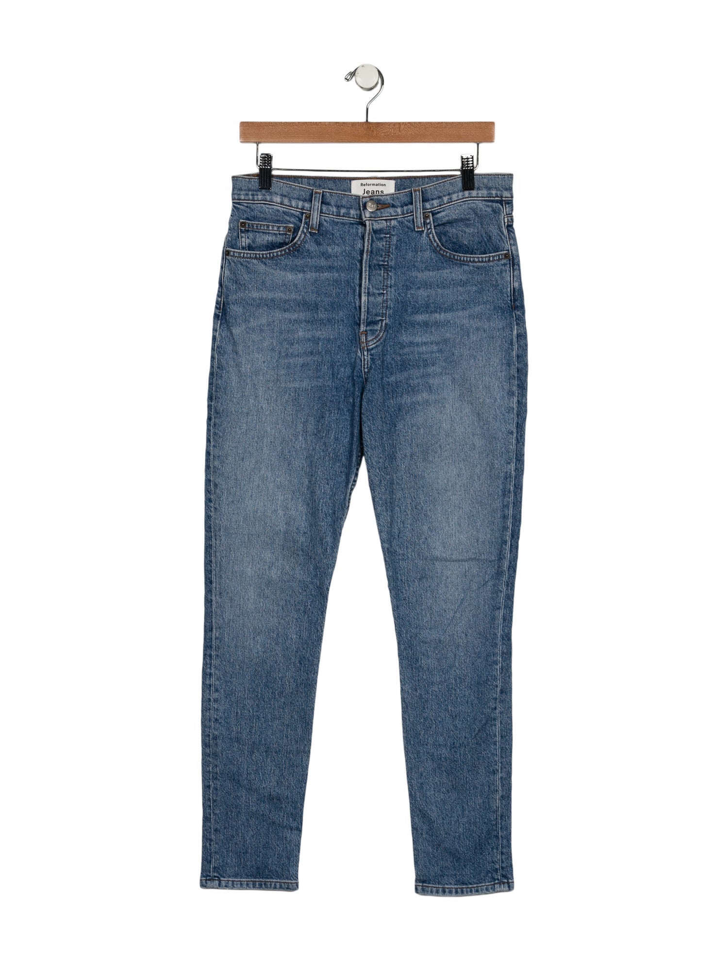 Reformation High-Rise Straight Leg Jeans