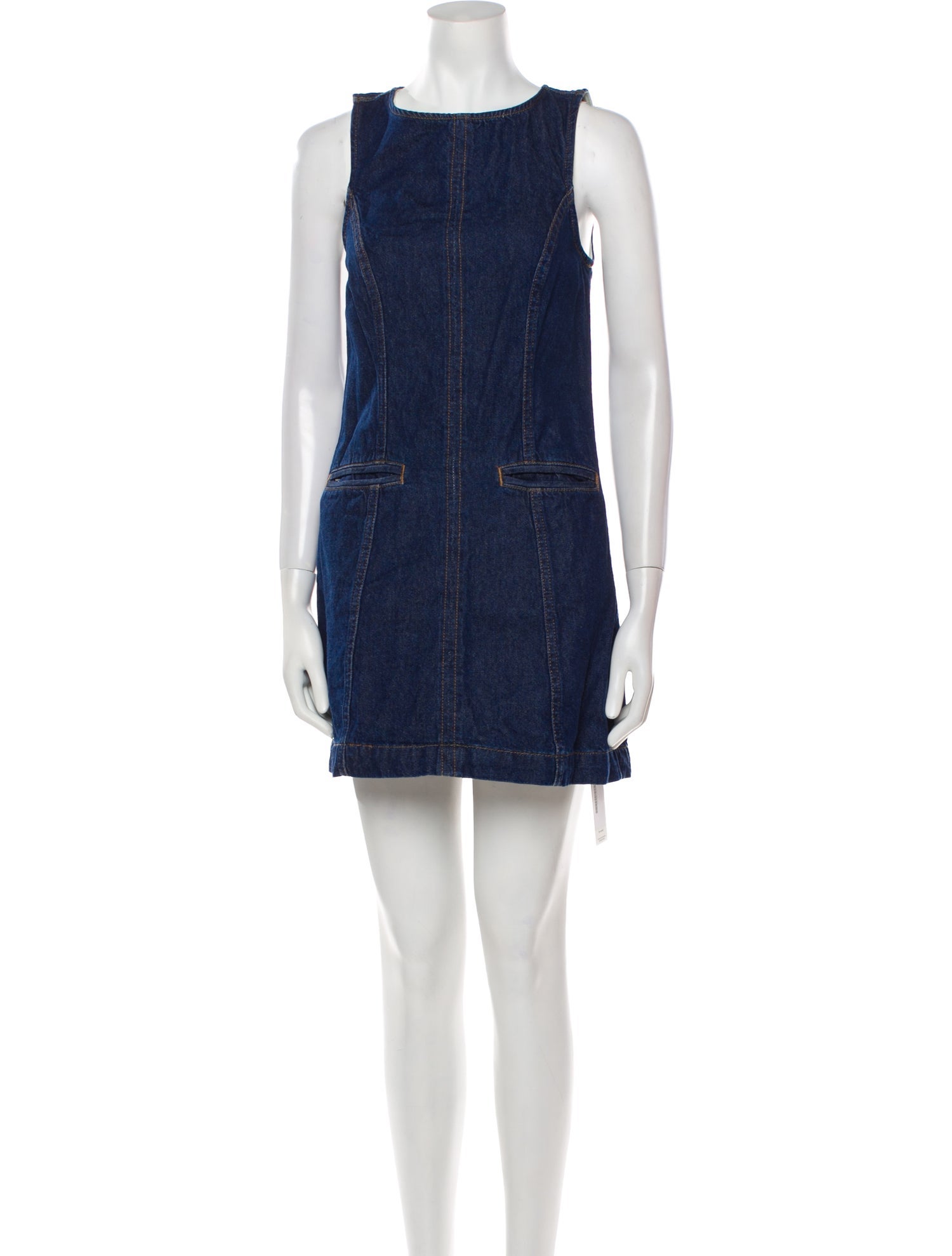 Reformation Bateau Neckline Mini Dress