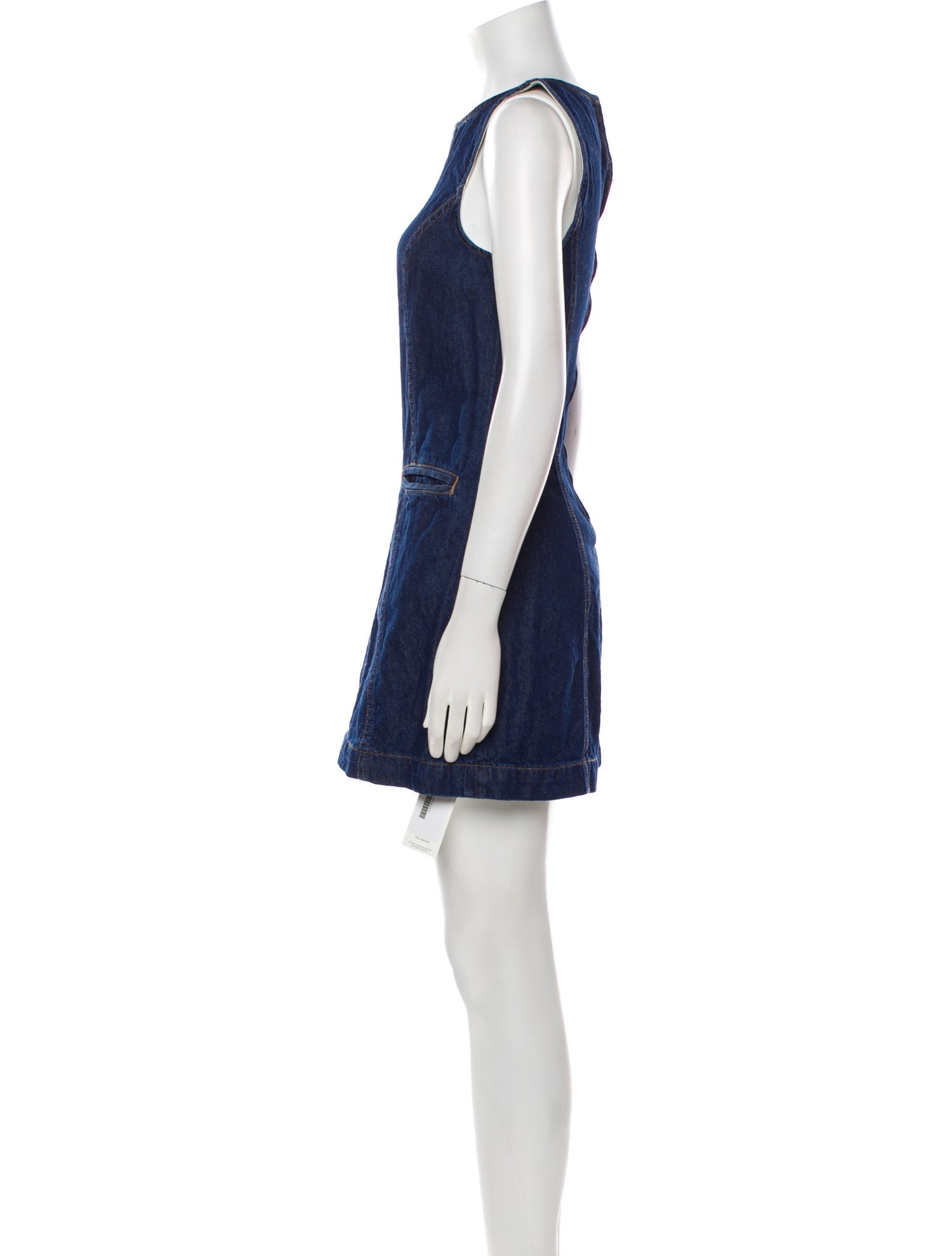 Reformation Bateau Neckline Mini Dress