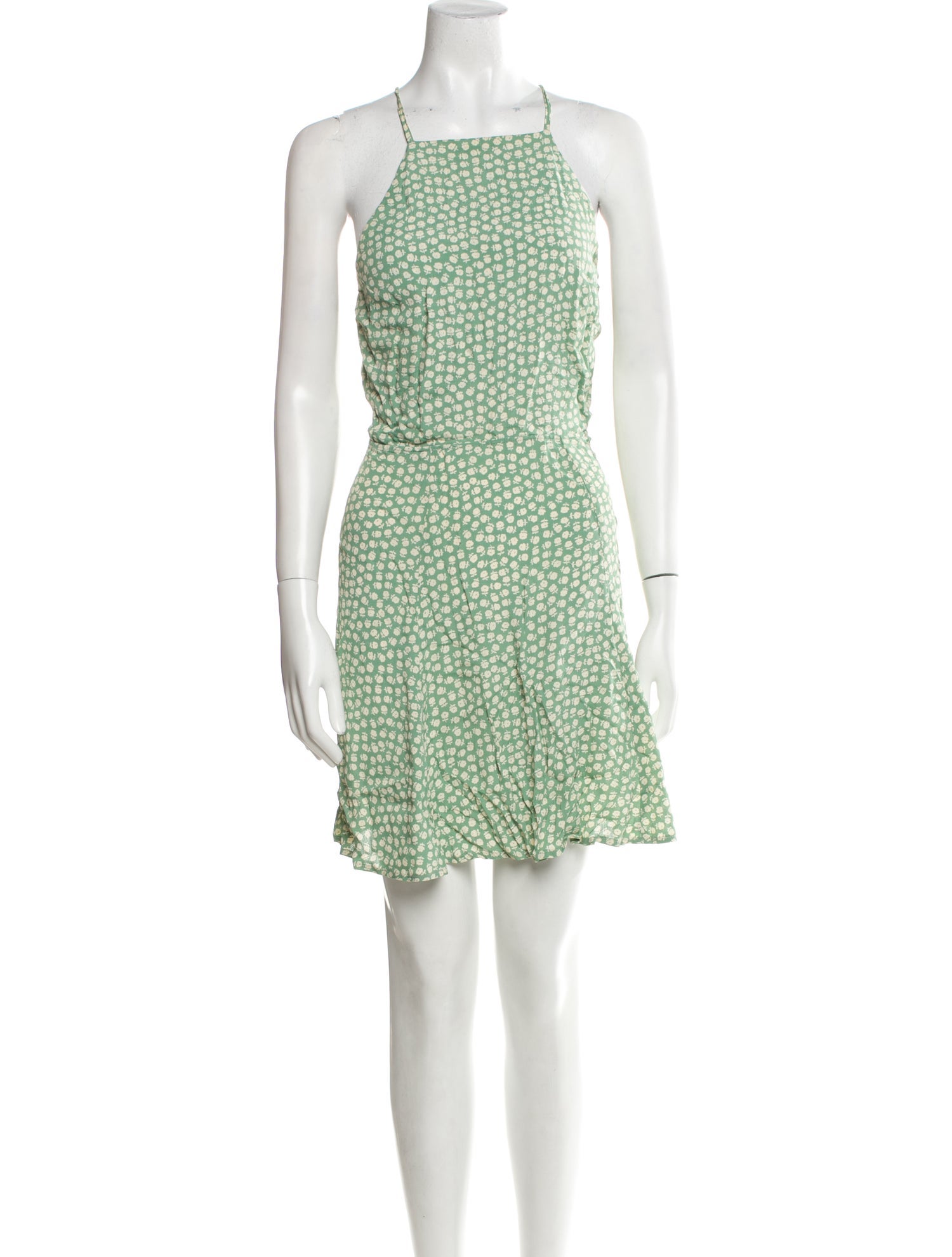 Reformation Floral Print Mini Dress