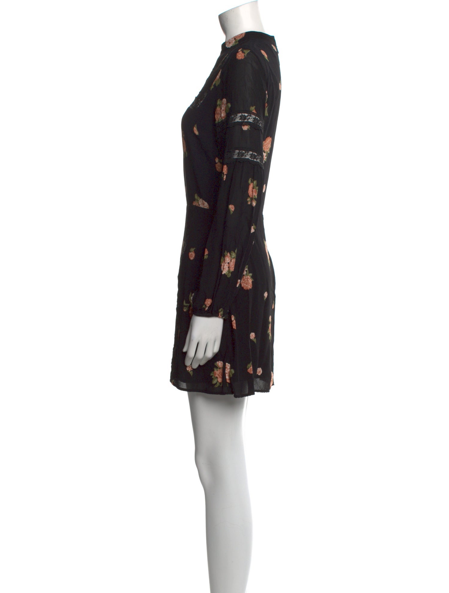 Reformation Floral Print Mini Dress