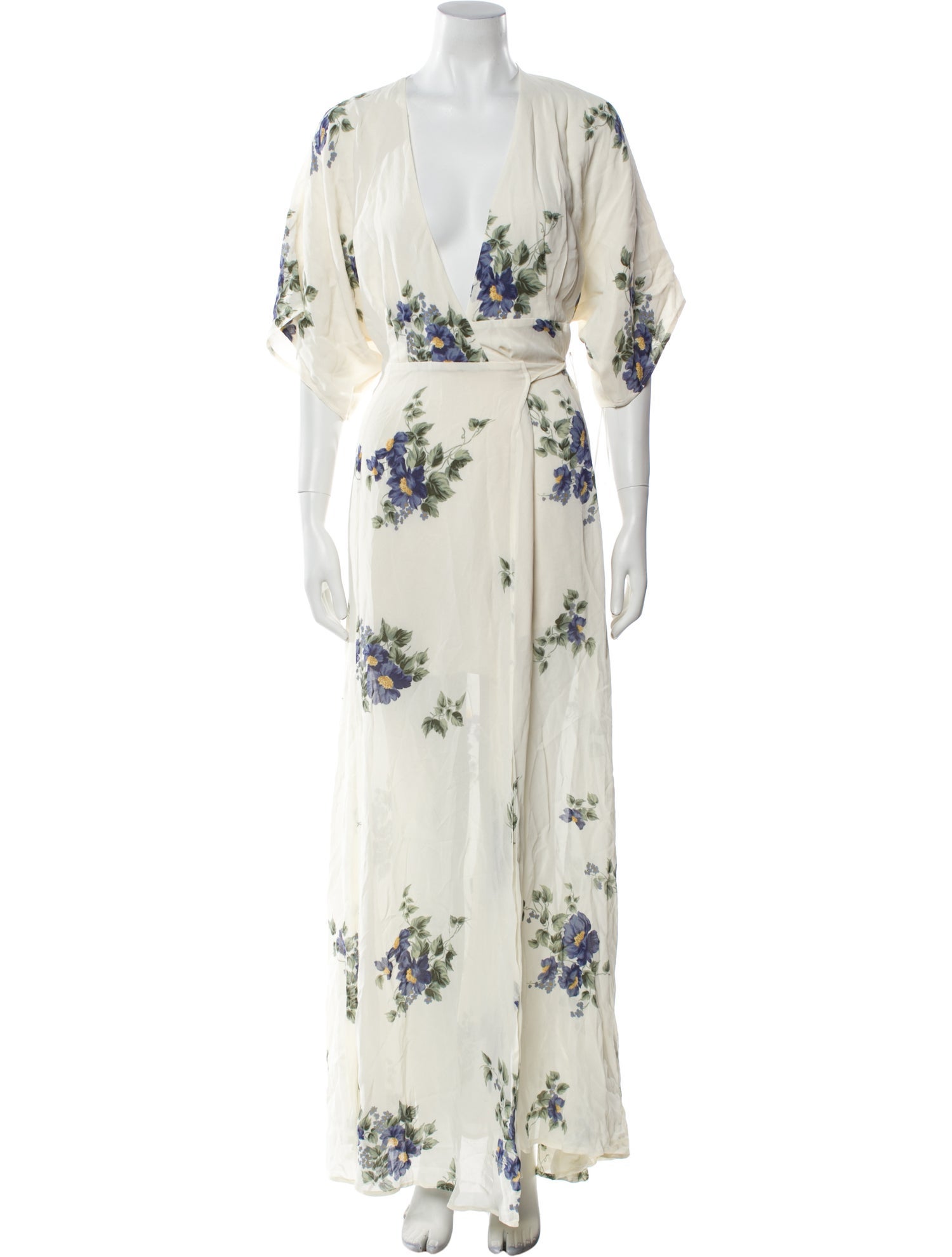 Reformation Floral Print Long Dress w/ Tags