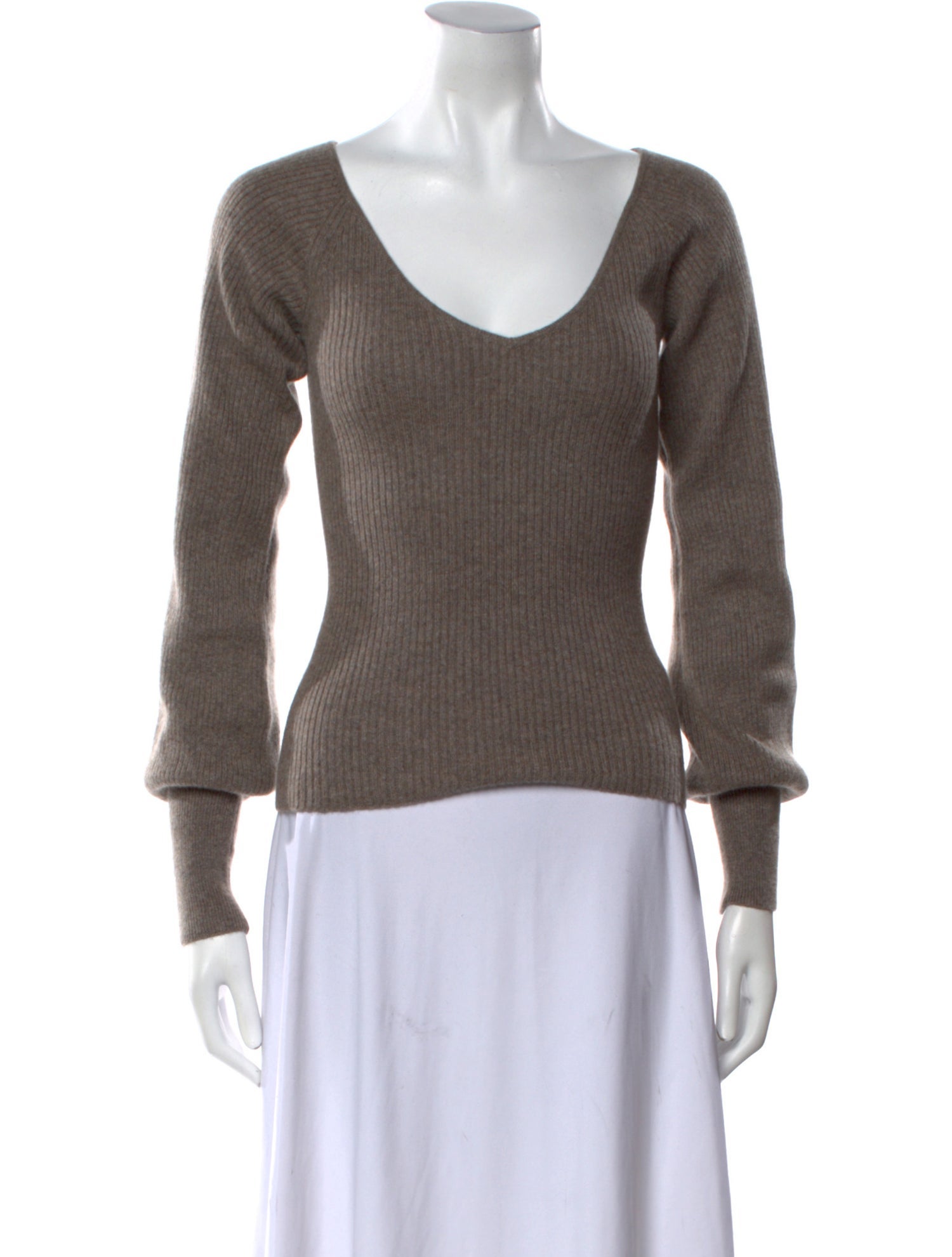 Reformation Cashmere V-Neck Sweater