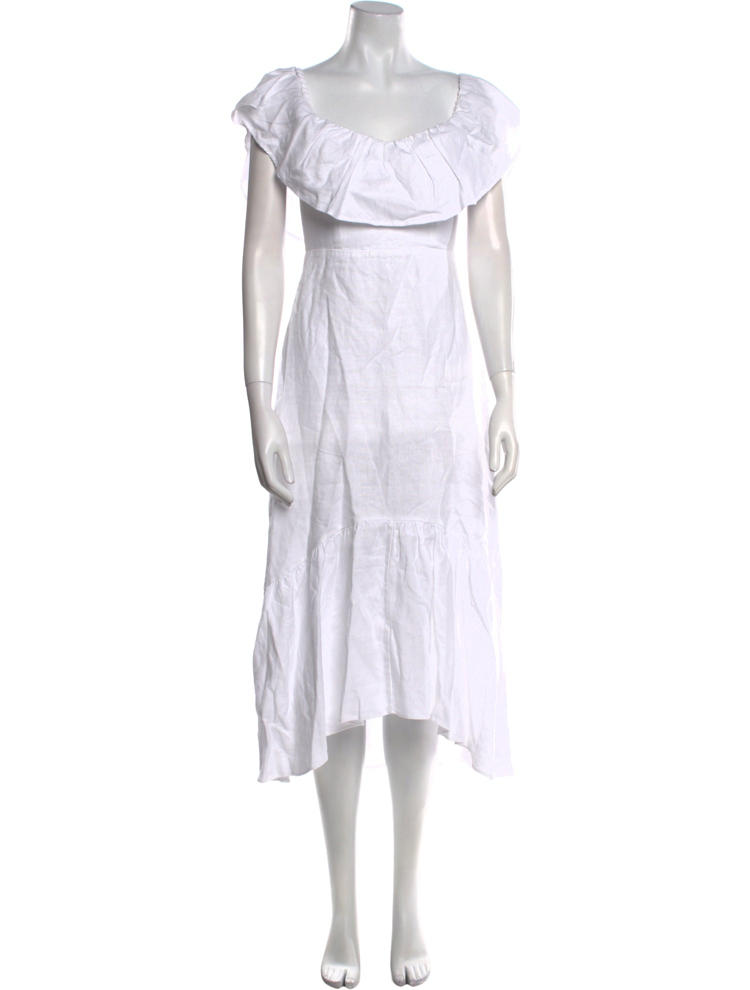 Reformation Linen Midi Length Dress