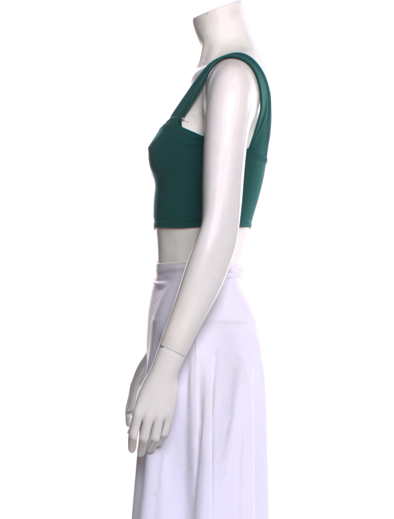 Reformation Square Neckline Sleeveless Crop Top
