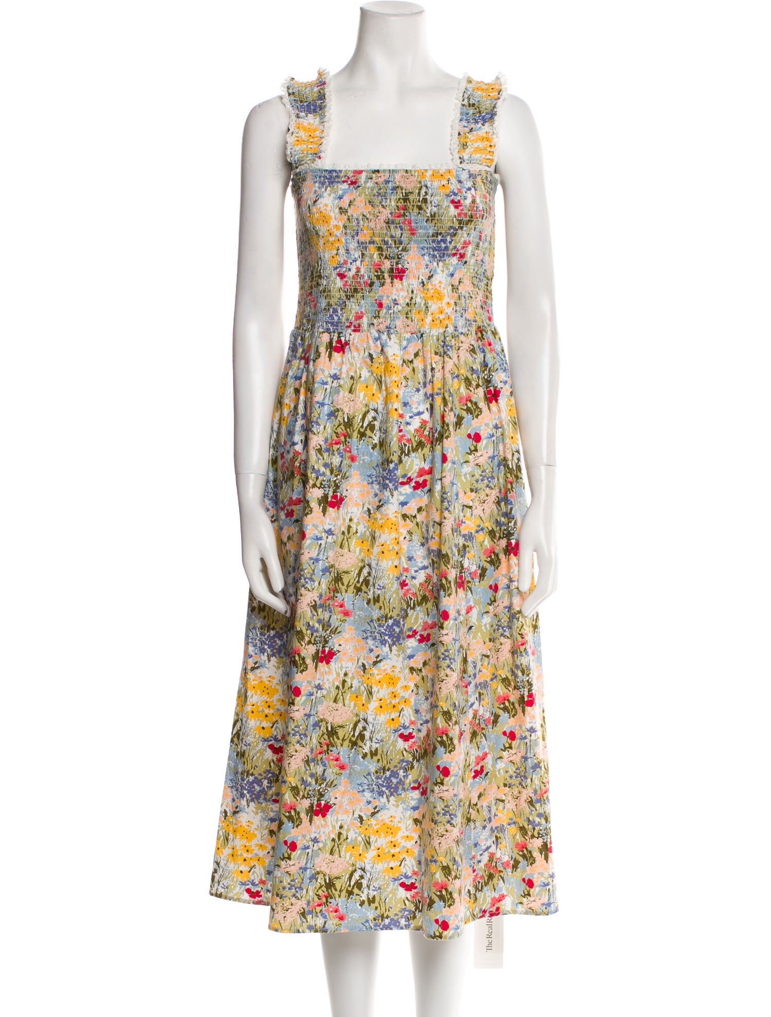 Reformation Floral Print Long Dress