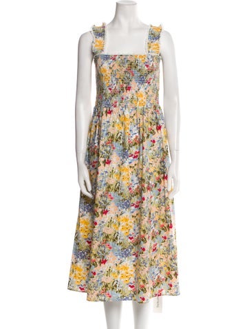 Reformation Dresses Floral Print Long Dress L