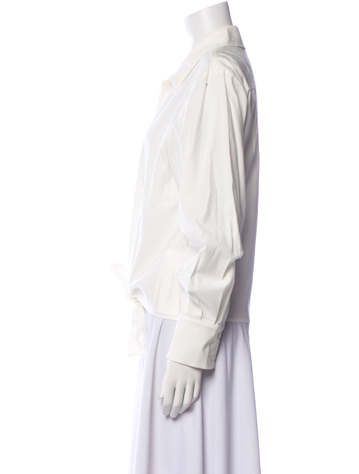 Reformation Long Sleeve Button-Up Top