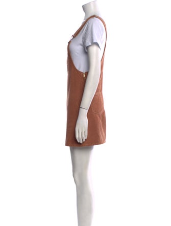 Reformation Square Neckline Mini Dress