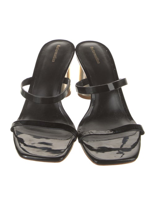 Reformation Patent Leather Slides