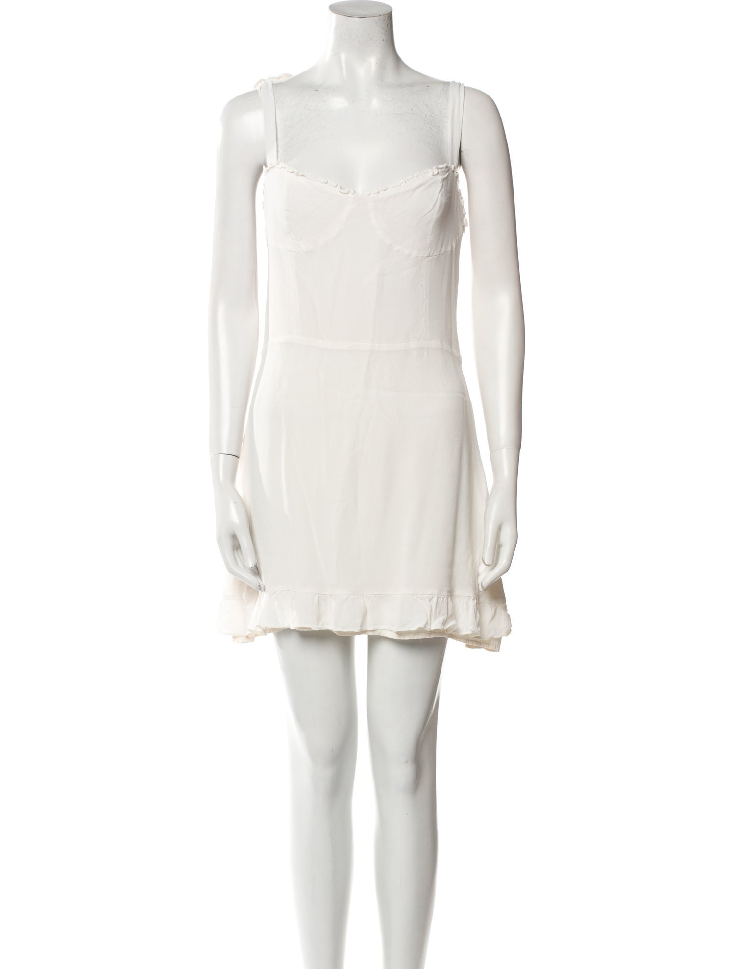 Reformation Square Neckline Mini Dress