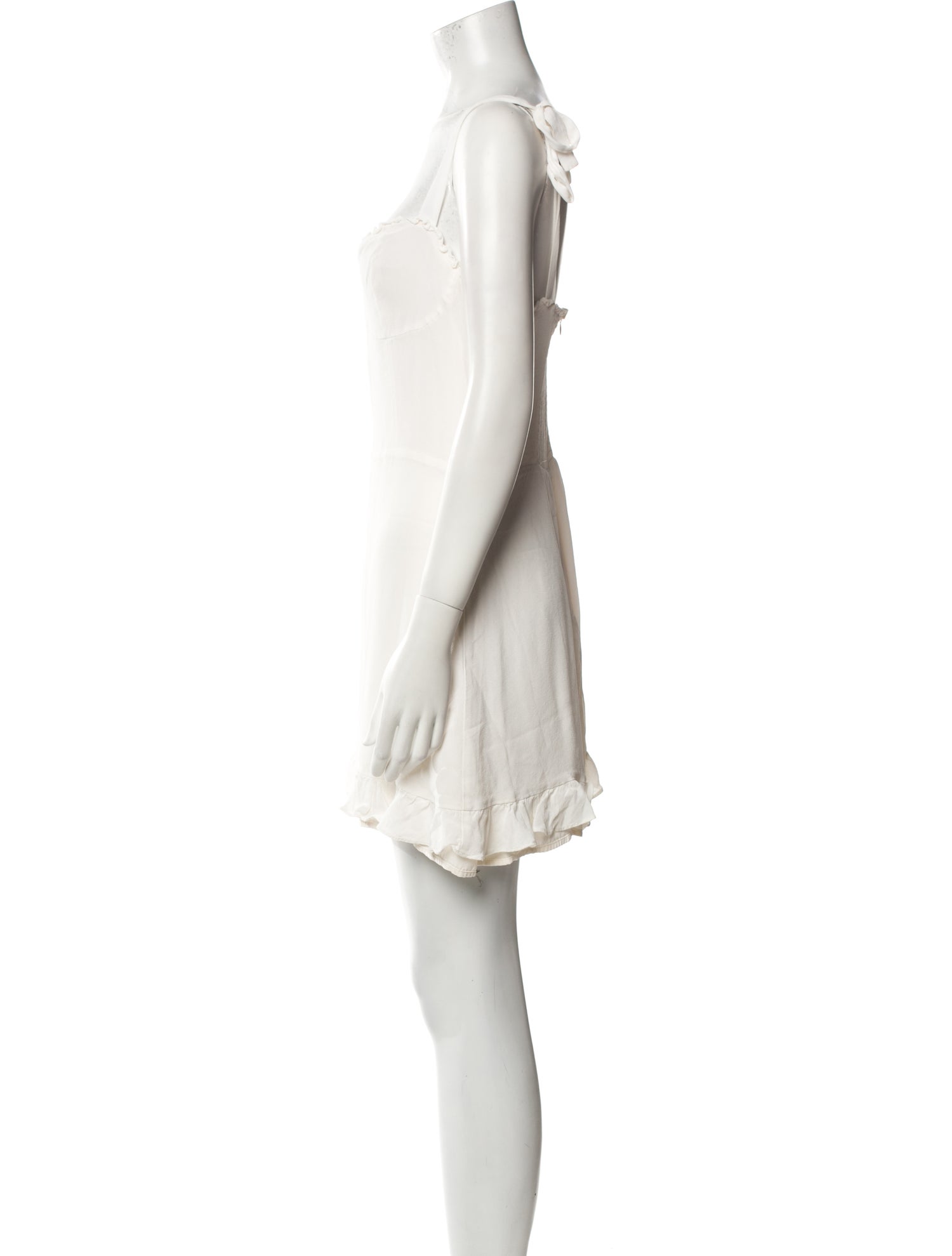 Reformation Square Neckline Mini Dress