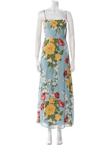 Reformation Dresses Floral Print Midi Length Dress US 0 | XS