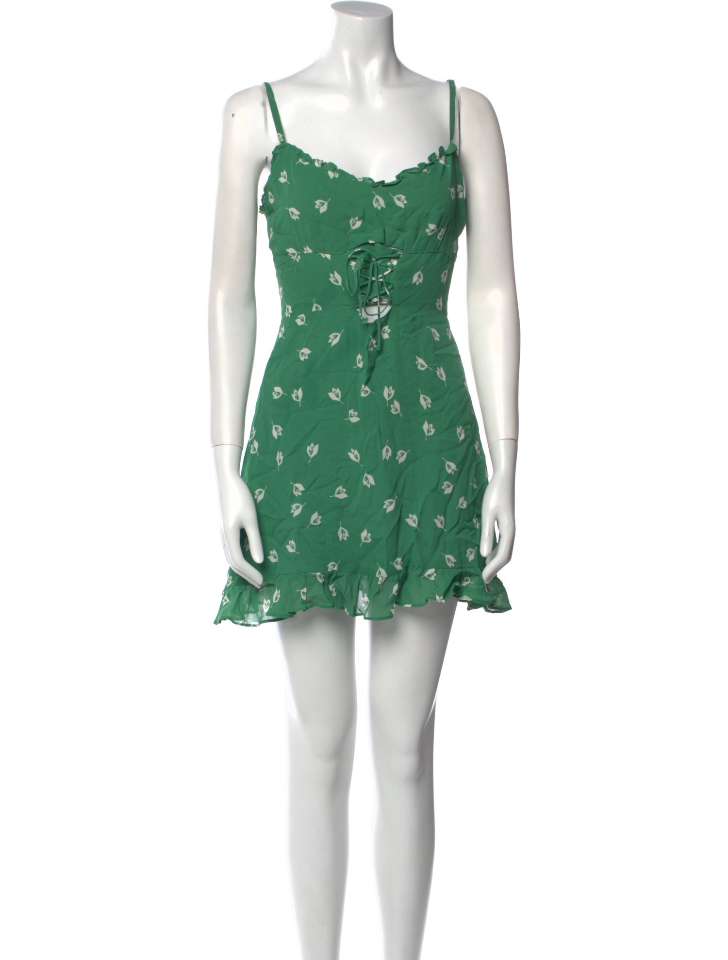 Reformation Floral Print Mini Dress