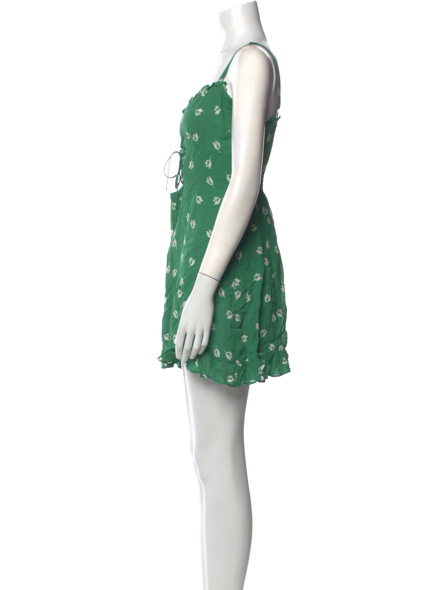 Reformation Floral Print Mini Dress