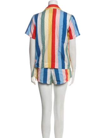 Reformation Striped Short Set