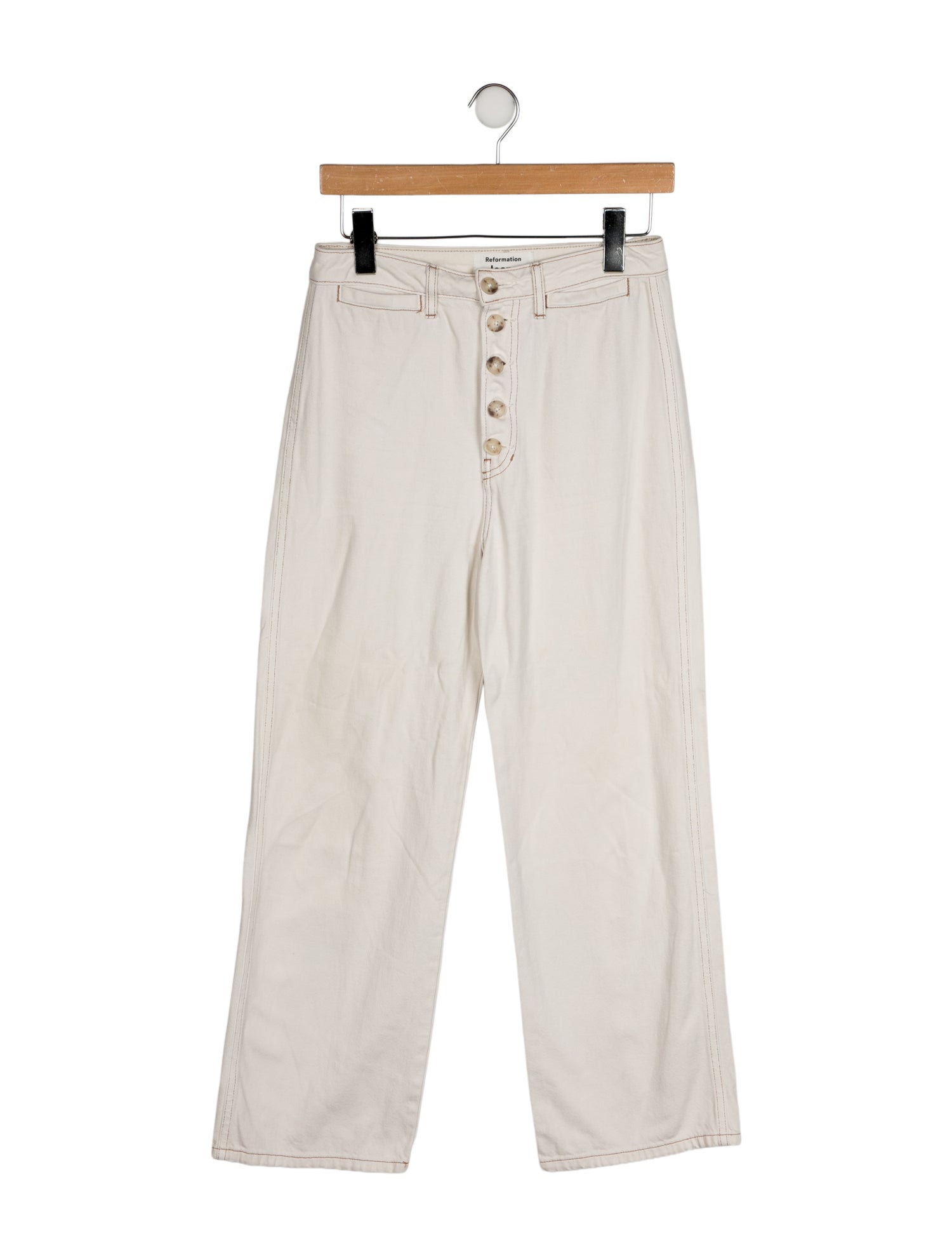 Reformation High-Rise Straight Leg Jeans