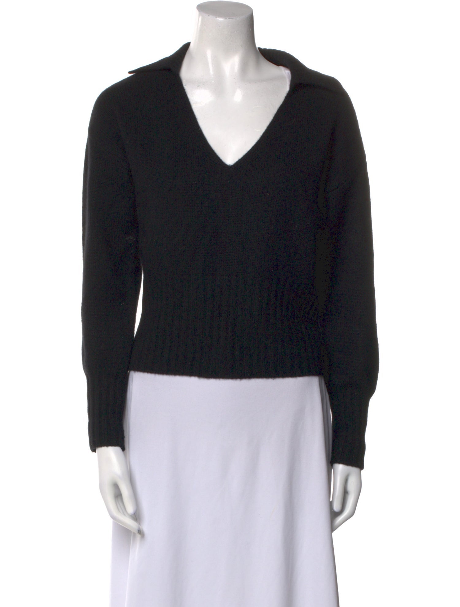 Reformation Cashmere V-Neck Sweater