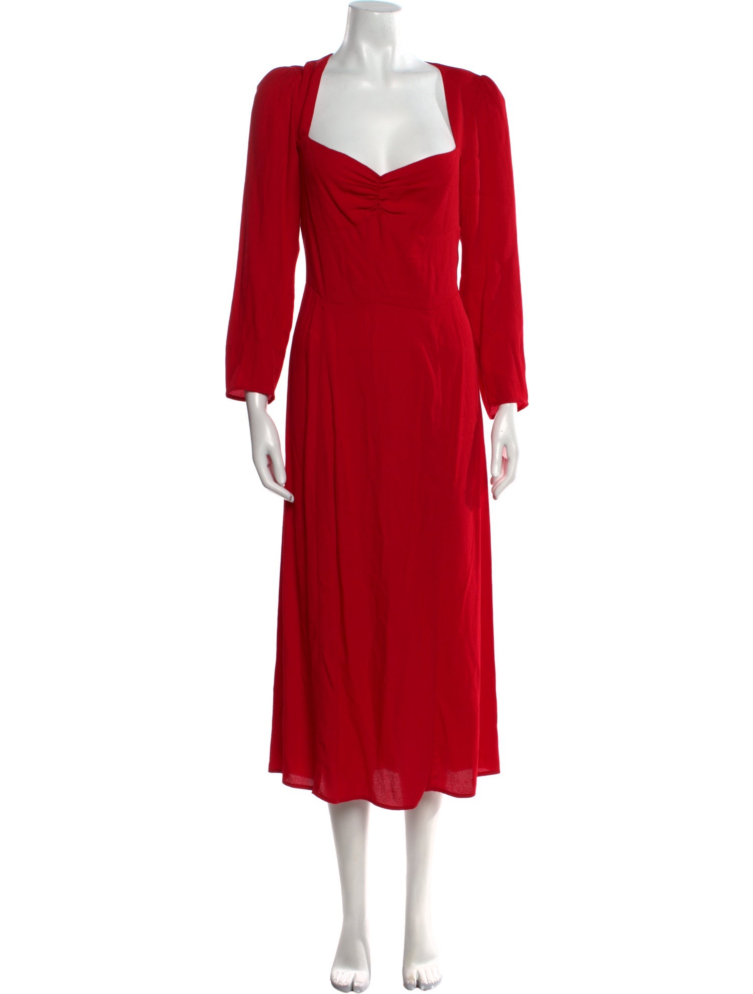 Reformation Cowl Neck Long Dress