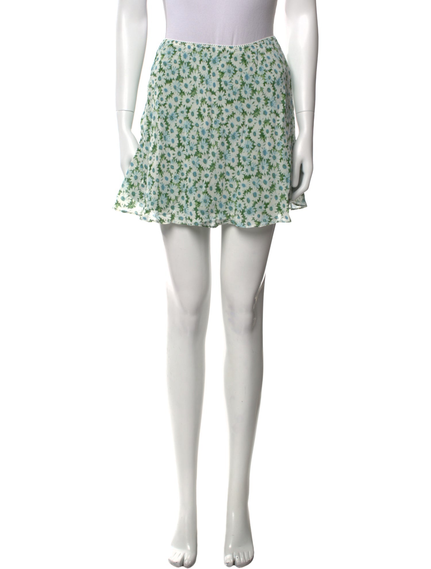 Reformation Floral Print Mini Skirt w/ Tags