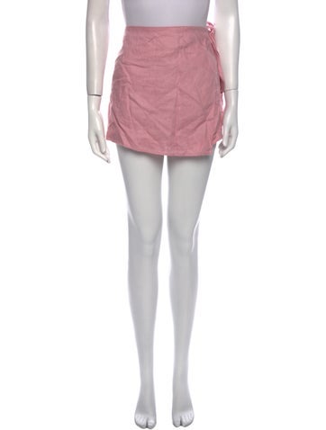 Reformation Shorts Linen Mini S