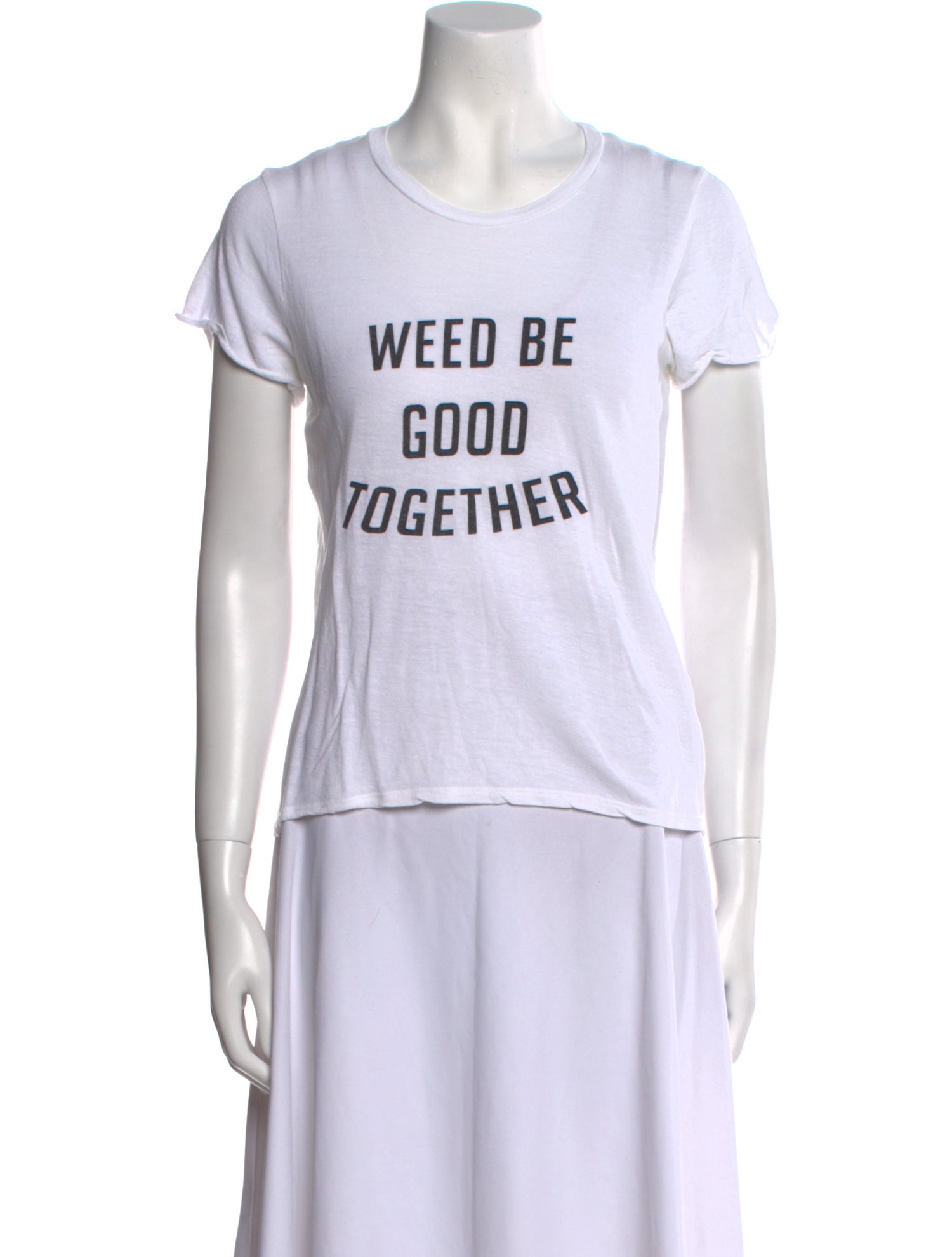 Reformation Graphic Print Crew Neck T-Shirt