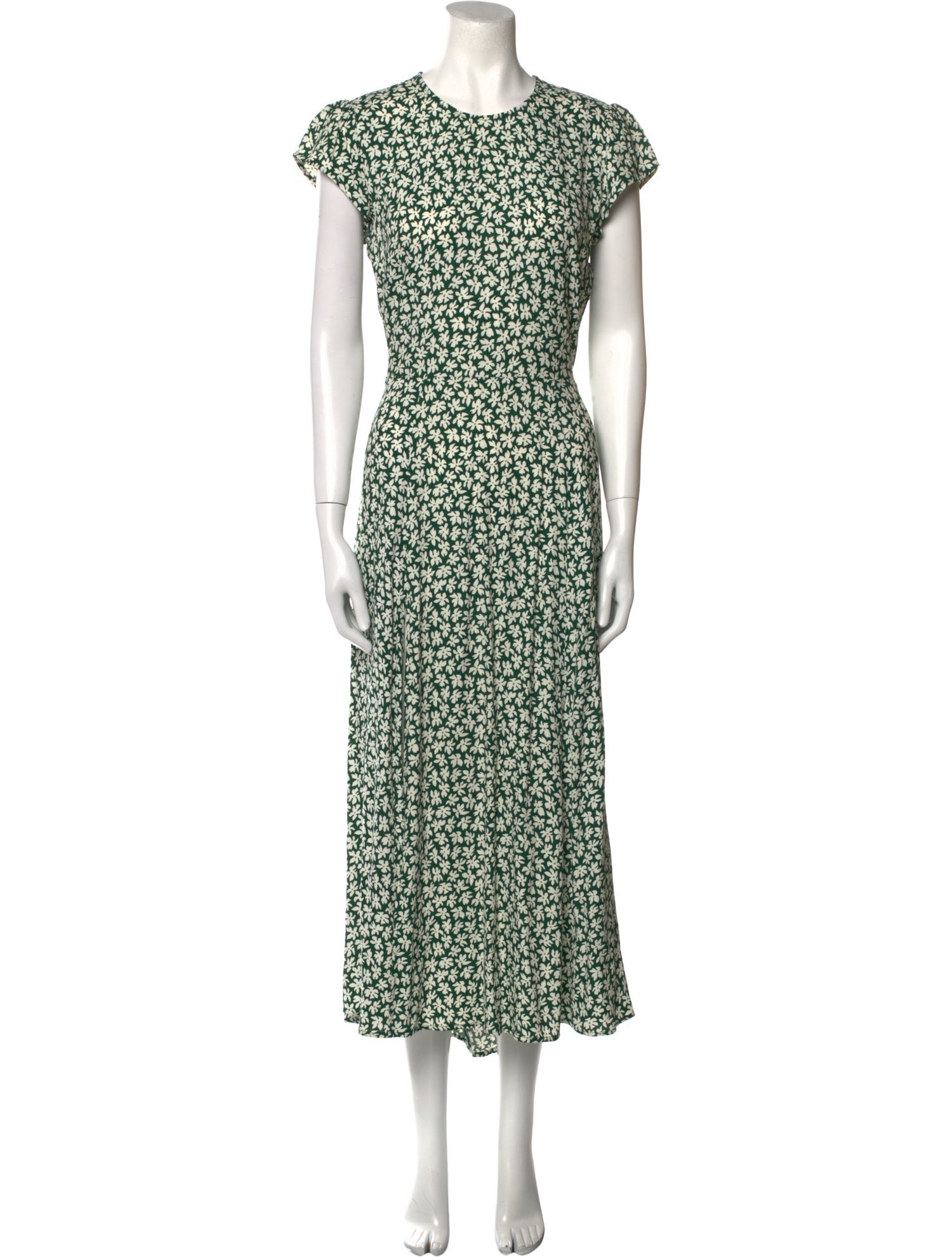 Reformation Floral Print Long Dress