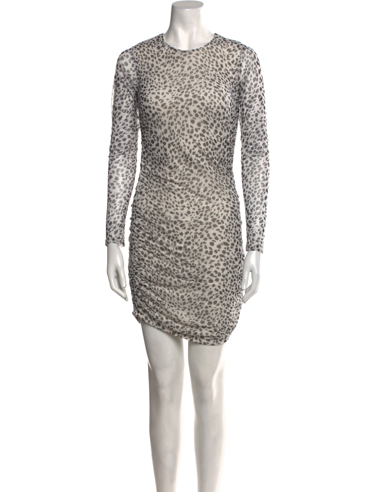 Reformation Animal Print Mini Dress