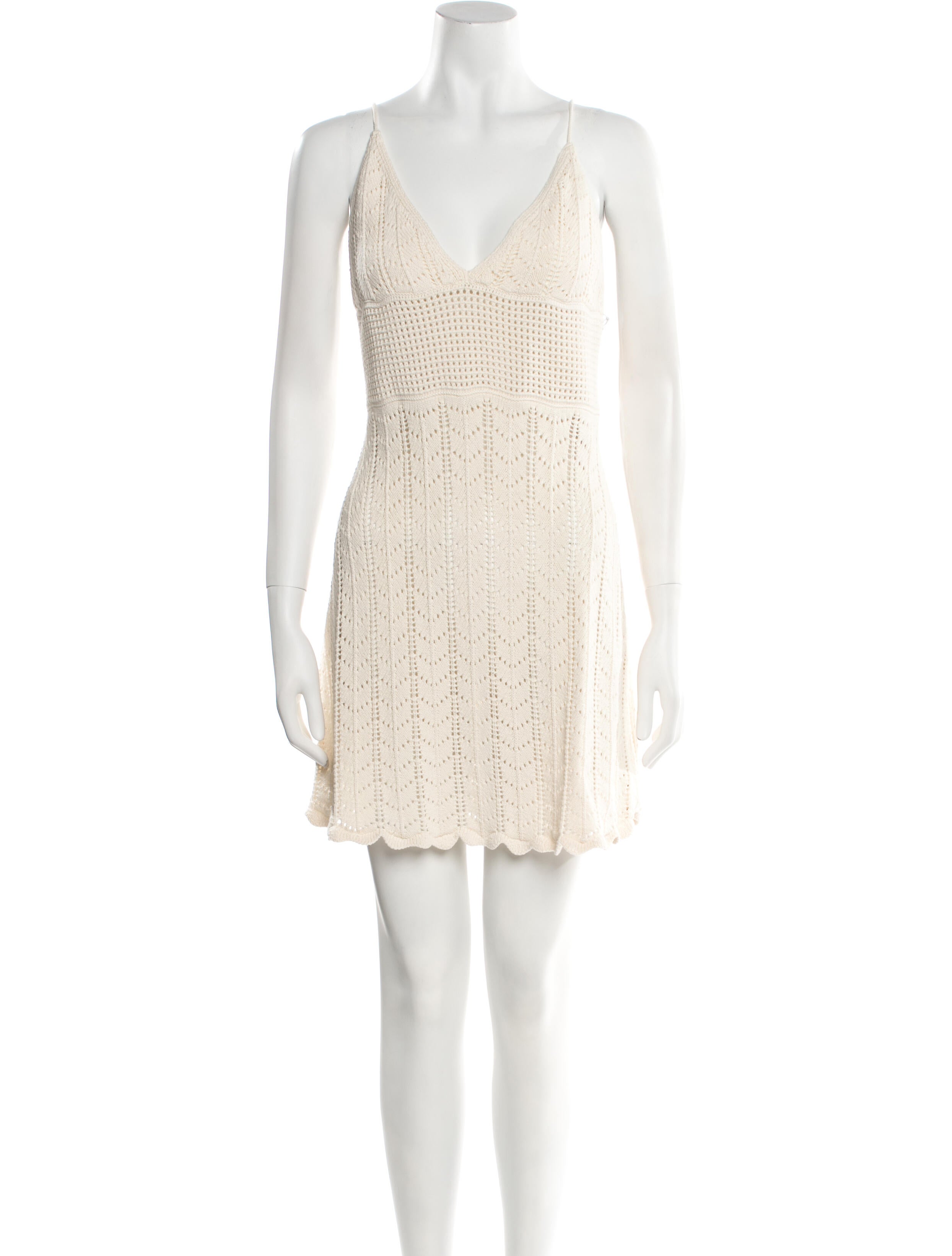 Reformation V-Neck Mini Dress